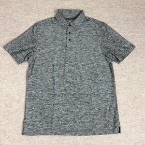 Under Armour Men's Heatgear Heather Green Loose Polo Shirt - Size M